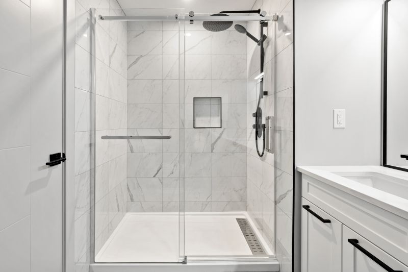 Elegant Shower with Modern Fixtures